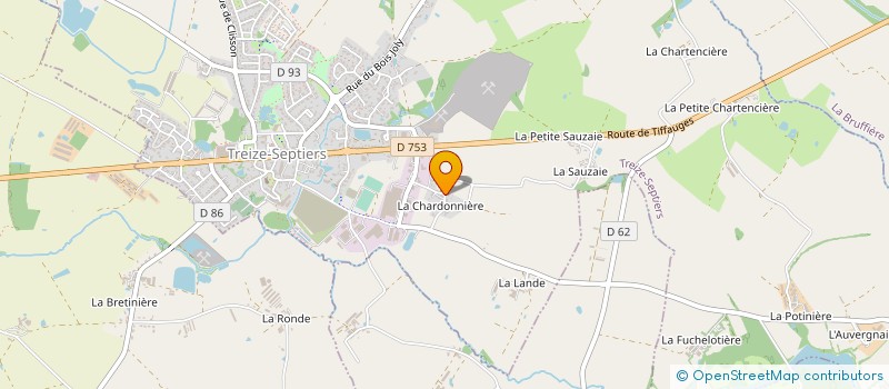 localisation de l'entreprise ASSOC FAMILIALE DES MAISONS D ACCUEIL à TREIZE-SEPTIERS