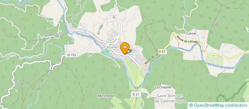 localisation de l'entreprise ASSOC FAMILIALE ET RURALE DE LASALLE à LASALLE
