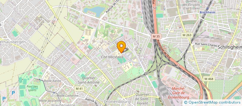 localisation de l'entreprise ASSOC FAMILIALE LAIQUE DE STRASBOURG à STRASBOURG