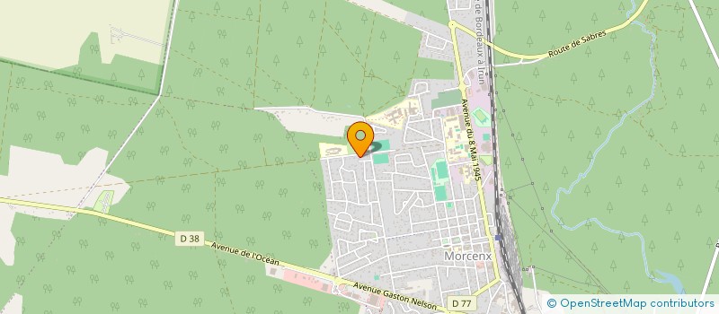 localisation de l'entreprise ASSOC FAMILIALE LAIQUE GRANDE LANDE  MORCENX-LA-NOUVELLE