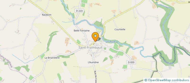 localisation de l'entreprise ASSOC FAMILIALE RURALE à SAINT-FRAIMBAULT