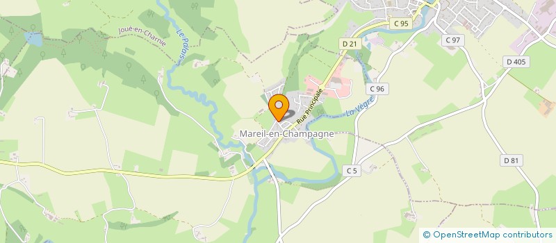 localisation de l'entreprise ASSOC FAMILIALE RURALE à VALLON-SUR-GEE