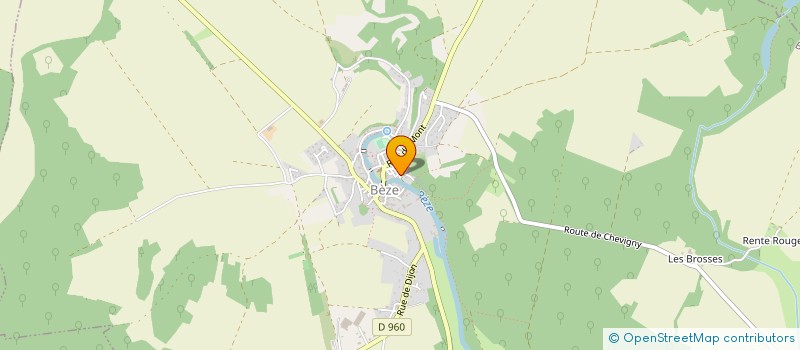 localisation de l'entreprise ASSOC FAMILIALE RURALE DE BEZE à BEZE