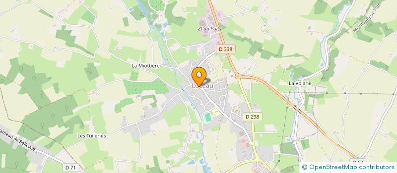 localisation de l'entreprise ASSOC FAMILIALE RURALE THOIRE SUR DINAN  THOIRE-SUR-DINAN