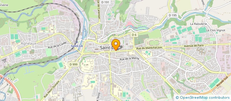 localisation de l'entreprise ASSOC FAMILIALE SAINT LOISE  SAINT-LO