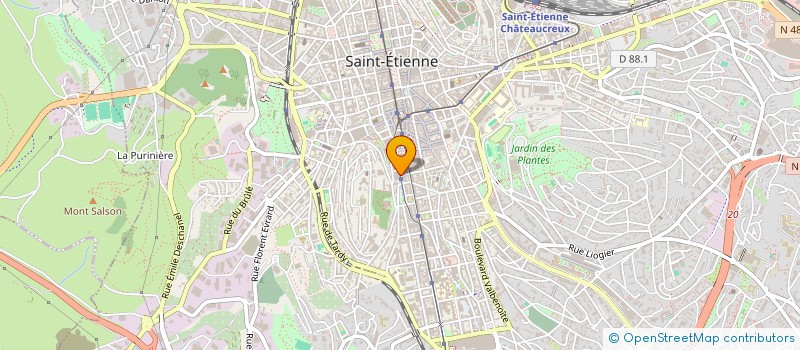 localisation de l'entreprise ASSOC FAMILIALE TRAVAIL LOIRE à SAINT-ETIENNE