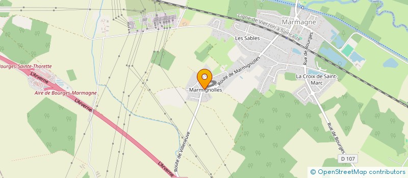 localisation de l'entreprise ASSOC FAMILLE NOMBREUSE  MEHUN-SUR-YEVRE