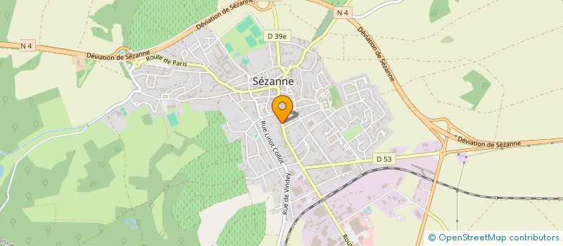 localisation de l'entreprise ASSOC FAUCONNERIE P-A PICHOT EQUIPAGE DE CHAMPAGNE  SEZANNE