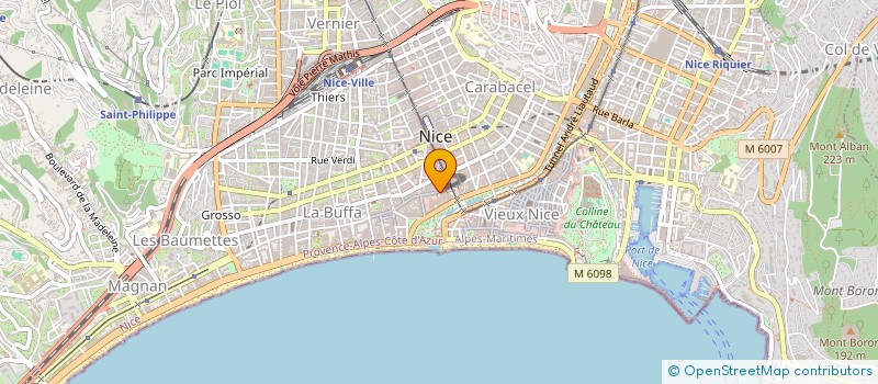 localisation de l'entreprise ASSOC FEDERATION RPR DES ALPES MARITIMES à NICE