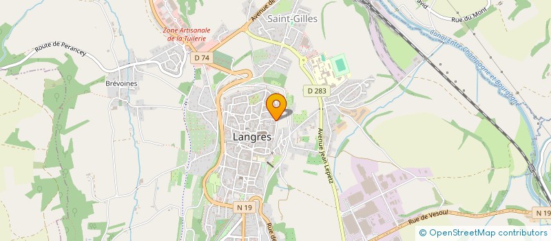 localisation de l'entreprise ASSOC FESTIVAL EUROPEEN ARTS ANIMALIERS à LANGRES