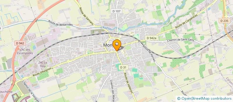 localisation de l'entreprise ASSOC FINANC CAMP ELECT CHRISTIAN GROS  MONTEUX