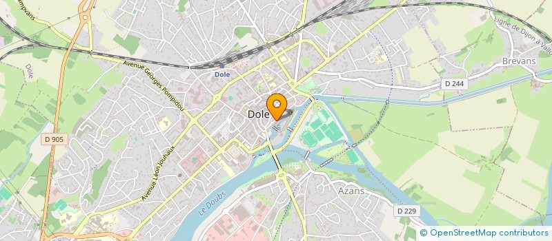 localisation de l'entreprise ASSOC FINANC CAMPAGN ELECT LISTE GAUCHE à DOLE