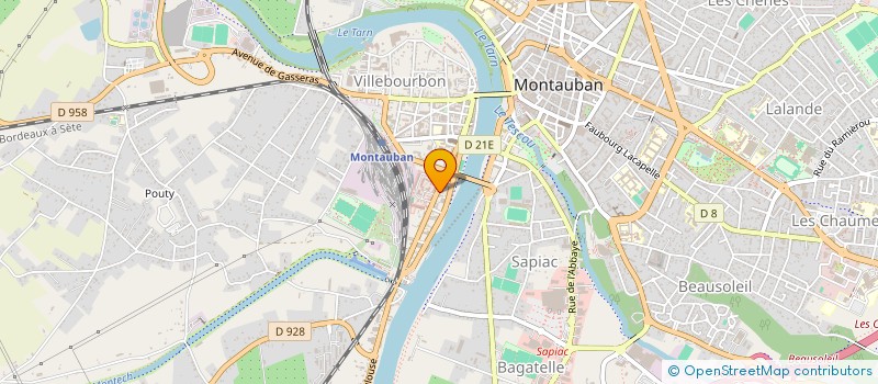 localisation de l'entreprise ASSOC FINANCE FEDER FRONT NATIONAL T & G  MONTAUBAN