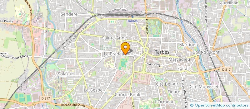 localisation de l'entreprise ASSOC FINANCEM CAMPAGNE PIERRE FORGUES à TARBES
