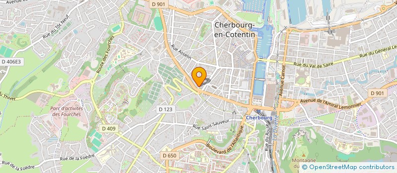 localisation de l'entreprise ASSOC FINANCEMENT P.C.F. DEPARTEMENT 50 à CHERBOURG-EN-COTENTIN
