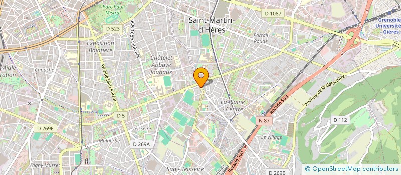 localisation de l'entreprise ASSOC FLORA TRISTAN  GRENOBLE