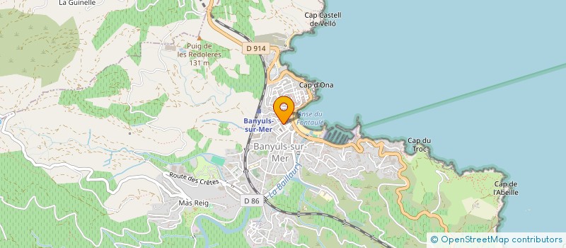 localisation de l'entreprise ASSOC FNACA  BANYULS-SUR-MER