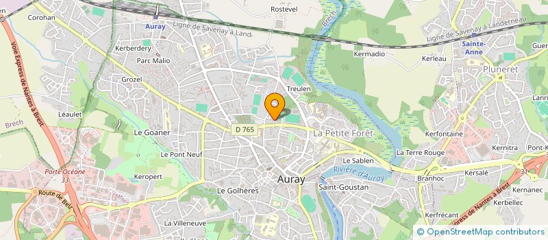 localisation de l'entreprise ASSOC FONCIERE DE BRECH à BRECH