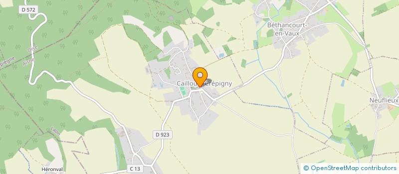 localisation de l'entreprise ASSOC FONCIERE DE CAILLOUEL-CREPIGNY à CAILLOUEL-CREPIGNY