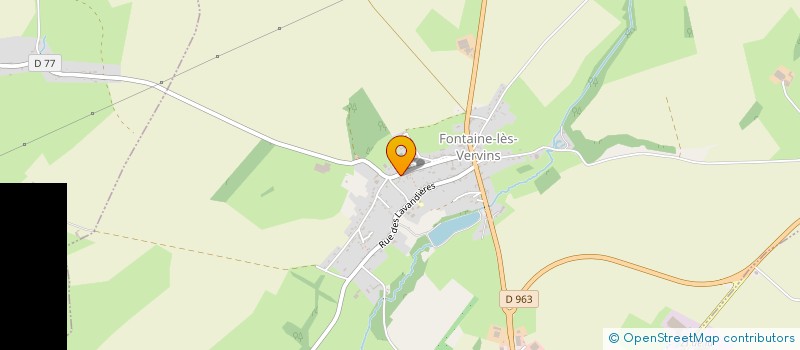 localisation de l'entreprise ASSOC FONCIERE DE FONTAINE-LES-VERVINS  FONTAINE-LES-VERVINS