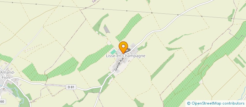 localisation de l'entreprise ASSOC FONCIERE DE LISSE EN CHAMPAGNE  LISSE-EN-CHAMPAGNE