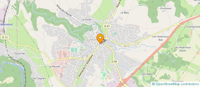 localisation de l'entreprise ASSOC FONCIERE DE MONISTROL SUR LOIRE à MONISTROL-SUR-LOIRE