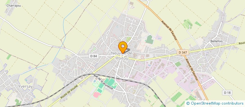 localisation de l'entreprise ASSOC FONCIERE DE NEUVILLE DE POITOU  NEUVILLE-DE-POITOU