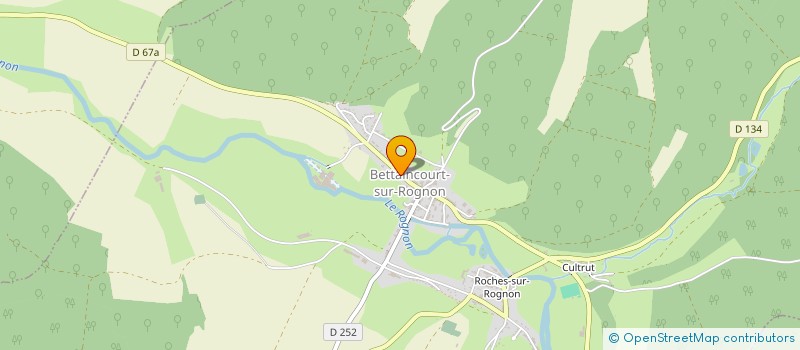 localisation de l'entreprise ASSOC FONCIERE DE ROCHES SUR ROGNON à ROCHES-BETTAINCOURT