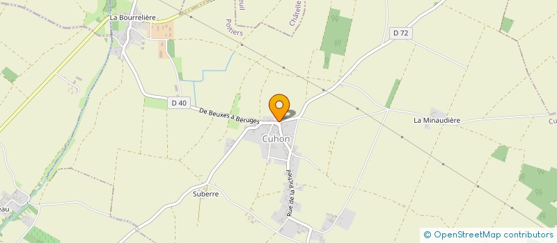 localisation de l'entreprise ASSOC FONCIERE DE VENDEUVRE DU POITOU  SAINT-MARTIN-LA-PALLU