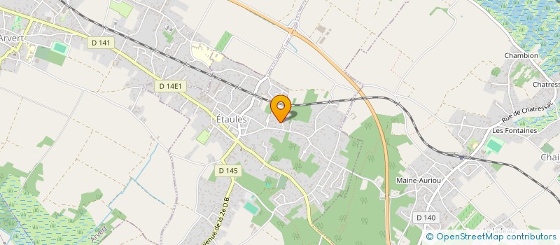 localisation de l'entreprise ASSOC FONCIERE DES CLAIRES ORIVOL SAUZE à ETAULES