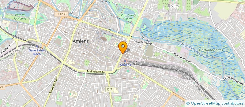 localisation de l'entreprise ASSOC FONCIERE LES BUREAUX BLANCS à AMIENS