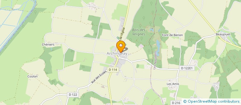 localisation de l'entreprise ASSOC FONCIERE N2 DE NACHAMPS  NACHAMPS