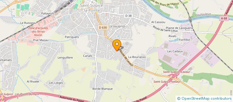 localisation de l'entreprise ASSOC FONCIERE REMEMBREMENT DE ... à SAINT-SULPICE-LA-POINTE