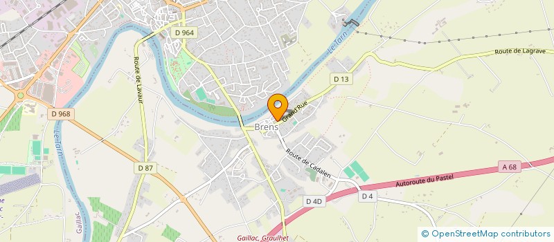 localisation de l'entreprise ASSOC FONCIERE REMEMBREMENT DE MONTANS  MONTANS