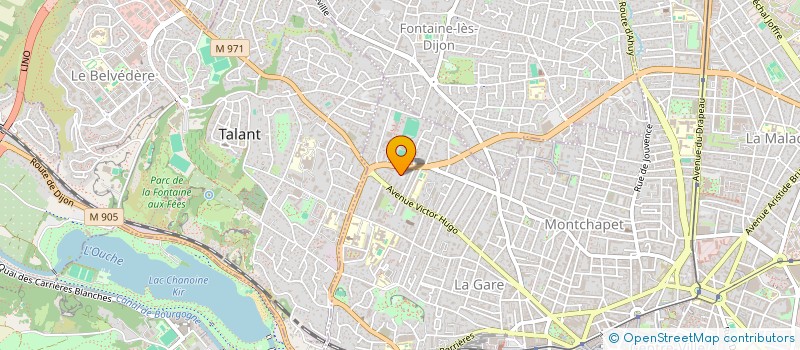 localisation de l'entreprise ASSOC FONCIERE URBAINE DU NOYER COGNOT à DIJON