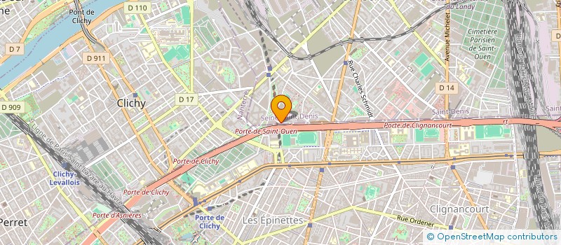localisation de l'entreprise ASSOC FONCIERE URBAINE LIBRE SPECIALE à SAINT-OUEN-SUR-SEINE