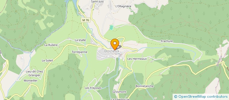 localisation de l'entreprise ASSOC FONCTION GESTI MAISON TRESSE LACET à LA TERRASSE-SUR-DORLAY