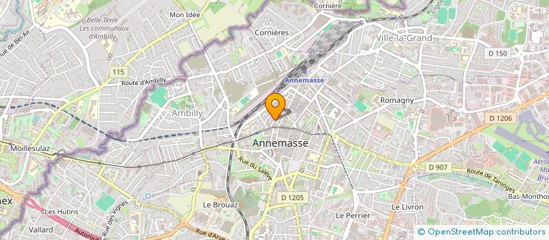 localisation de l'entreprise ASSOC FONDATION MAX HERTA KUNA à ANNEMASSE