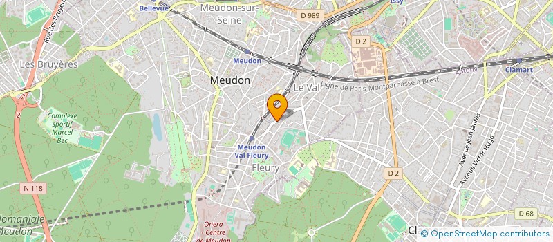localisation de l'entreprise ASSOC FONDATION NOTRE DAME DE JOIE à MEUDON
