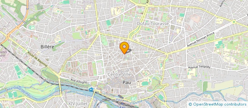 localisation de l'entreprise ASSOC FORCE OUVRIERE DES RETRAITES ET PRE-RETRAITES DE PAU ET SA REGION à PAU