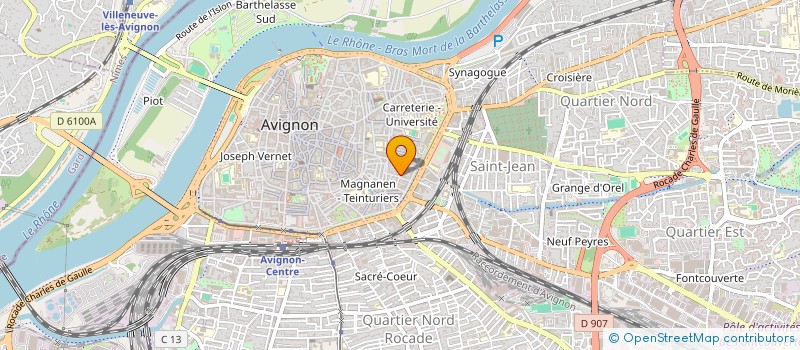 localisation de l'entreprise ASSOC FORMATION EDITION PRESSE  AVIGNON