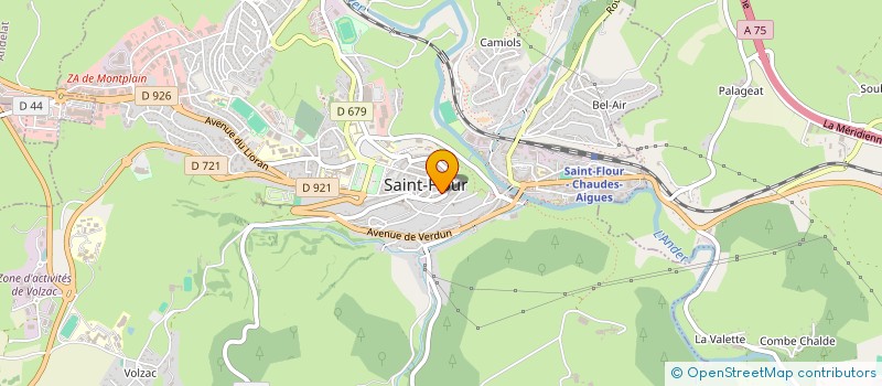 localisation de l'entreprise ASSOC FORMATION EMPLOI DANS CANTAL à SAINT-FLOUR
