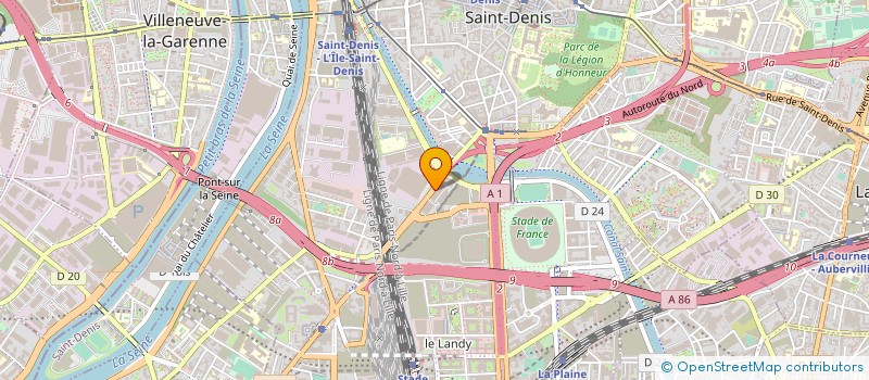 localisation de l'entreprise ASSOC FORMATION EMPLOI LOGIST TRANSPORTS à SAINT-DENIS