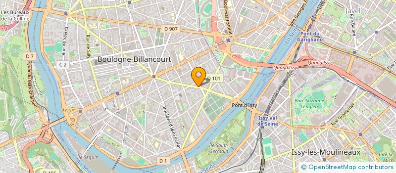 localisation de l'entreprise ASSOC FORMATION EMPLOIS DE PROXIMITE à BOULOGNE-BILLANCOURT