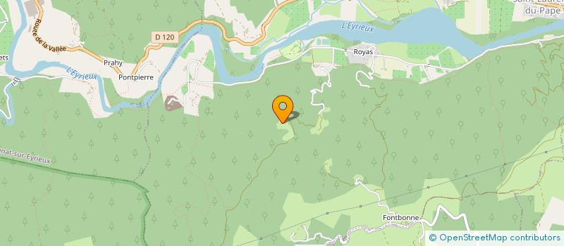 localisation de l'entreprise ASSOC FORMATION ET DIFFUSION MUSICALE  SAINT-GEORGES-LES-BAINS