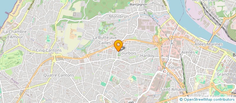 localisation de l'entreprise ASSOC FORMATION PERMANENTE à ANGLET
