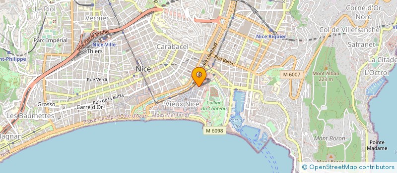 localisation de l'entreprise ASSOC FORUM DES ARTS à NICE