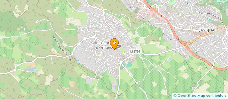 localisation de l'entreprise ASSOC FOYER DE L'ENFANCE  SAINT-GEORGES-D'ORQUES