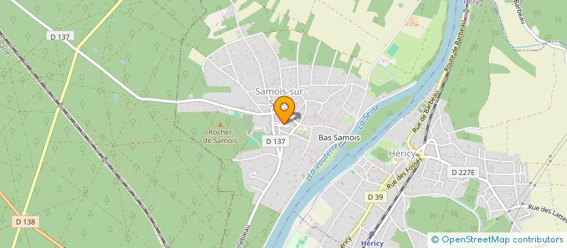 localisation de l'entreprise ASSOC FOYER DJANGO REINHARDT  SAMOIS-SUR-SEINE