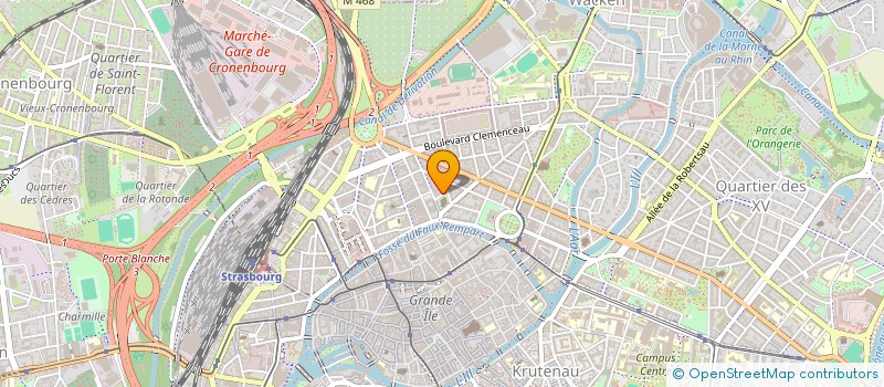 localisation de l'entreprise ASSOC FOYER DU JEUNE OUVRIER CHRETIEN à STRASBOURG